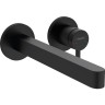 Смеситель для раковины Hansgrohe Finoris (76050670) скрытого монтажа, черный хром матовый