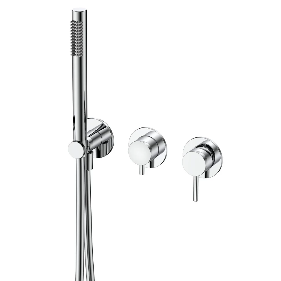 Смеситель для ванны с душем AQUAme Siena встраиваемый AQM8805СR