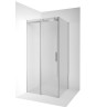 Душевое ограждение Ambassador Benefit 19021101HX-90HX (120х90х200) прямоугольник,хром,стекло прозрачное,раздвижная,2 места