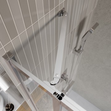 Душевой уголок BelBagno LUCE-AH-22-130/110-C-Cr