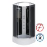 Душевая кабина Niagara Classic NG-3501-14BKG (90х90х200) средний поддон(26см),стекло тонированное,4 места