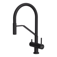 Смеситель для кухни Omoikiri Akeno GB-BL латунь/графит/черный