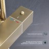 Душевая система Splenka с термостатом для ванны S224.26.03 Золотой сатин