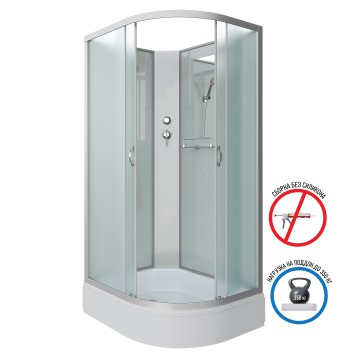 Душевая кабина Niagara Classic NG-33294-14LBK (120х90х200) средний поддон(26см),стекло матовое,4 места