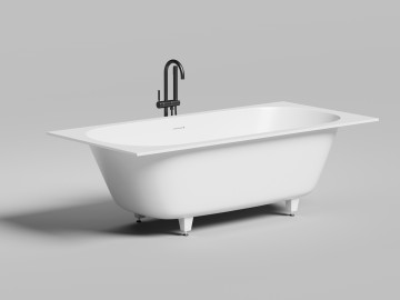 Ванна встраиваемая ORNELLA AXIS KIT 190x90 покраска по RAL полностью S-Stone Матовое