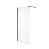 Душевая перегородка Niagara Nova NG-683-90ВLACK (90х195) черный,стекло прозрачное,1 место