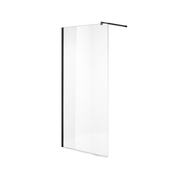 Душевая перегородка Niagara Nova NG-683-90ВLACK (90х195) черный,стекло прозрачное,1 место