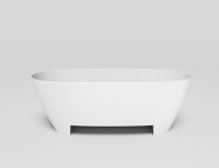 Ванна отдельностоящая SOFIA LIGHT с переливом  покраска по RAL полностью S-Sense Глянцевое