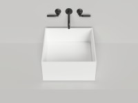 Раковина накладная ARMONIA SQUARE 02 450х450х250 S-Sense Глянцевое