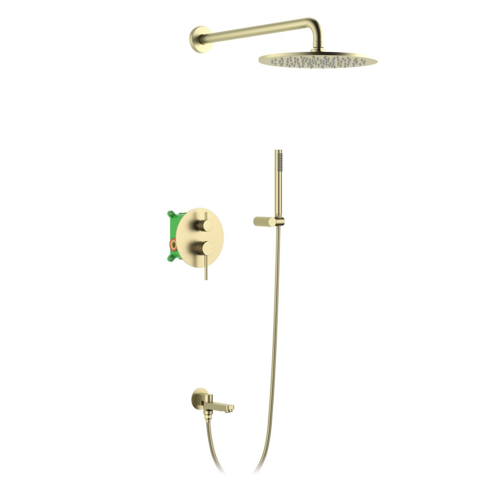 Душевая система встроенная Timo Saona SX-2379/17SM золото матовое