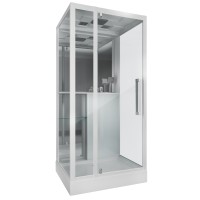 Душевая кабина Grossman Style GR166 (90x100x215) дверь распашная,5 мест
