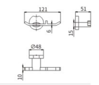 Крючок тройной 53901 B