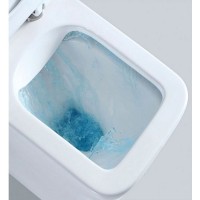 Унитаз напольный безободковый Ceramalux RIMLESS 2171-1 цвет белый