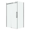 Душевое ограждение Grossman Classic 100.K33.04.110.10.00-200.K33.04.80.10.00 (110х80х195) раздвижная,хром,стекло прозрачное,2 места