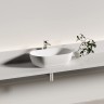 Раковина CERAMICANOVA Twist накладная овальной формы 500x300x140 белый матовый CN12001MW