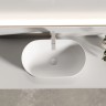 Раковина CERAMICANOVA Twist накладная овальной формы 500x300x140 белый матовый CN12001MW