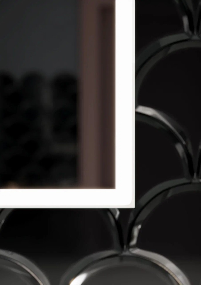 Зеркальный шкаф для ванной комнаты SANCOS Cube 600х140х800 с подсветкой, арт.CU600