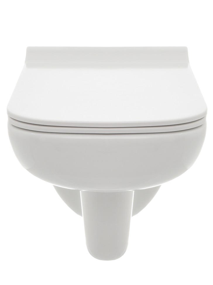 AQM2007 Унитаз подвесной с сиденьем SoftClose, технология смыва Rimless. 550х350х375