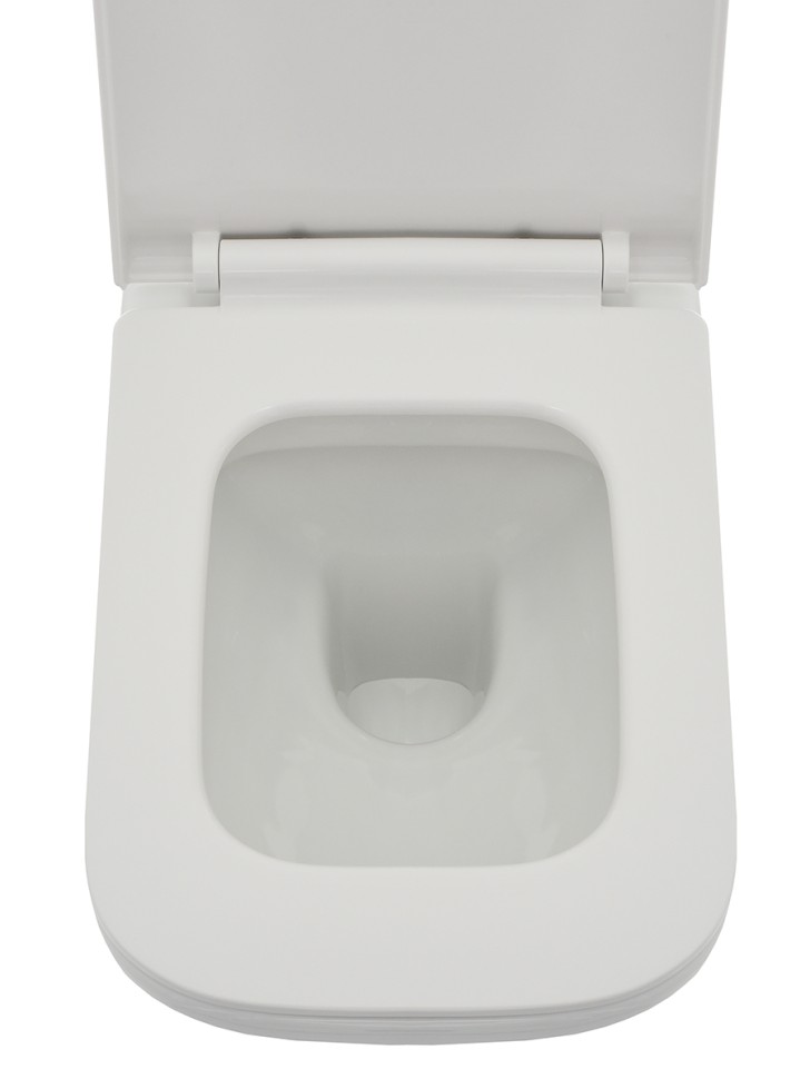 AQM2007 Унитаз подвесной с сиденьем SoftClose, технология смыва Rimless. 550х350х375