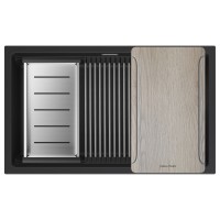 Мойка LUMI-MULTI SINK 74 UNI, IT-GRANIT, LU-MULTI 74-AN, антрацит, 740х450, Paulmark