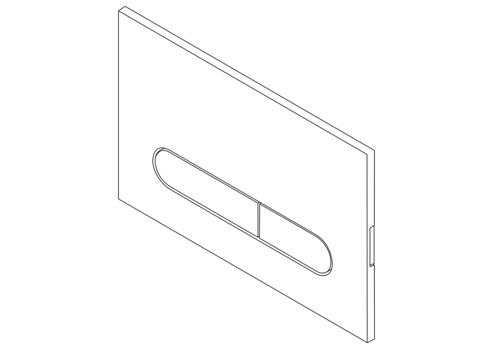 Кнопка смыва BelBagno PROSPERO CZR/BB-PR-GM, цвет-оружейная сталь