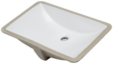 Раковина Gid Yj833 71153 встаиваемая снизу белая 61x39x19