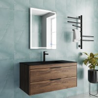 База под раковину Vincea  Chiara 2D 1000 подвесная, 2 выкатных ящика soft-close, С.Oak