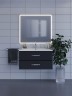 Зеркало для ванной с подсветкой Uperwood Foster 90х80 см, прямоугольное, сенсор/антизапотевание