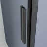Душевая дверь Veconi Ottimo P20 GR, 1100x1900, графит брашинг, стекло прозрачное