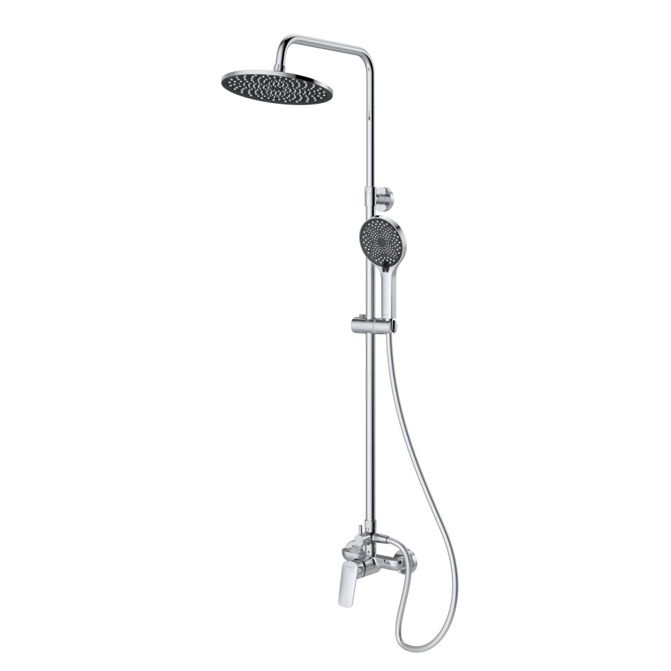 Душевая стойка со смесителем BelBagno MARINO-DOCM-CRM