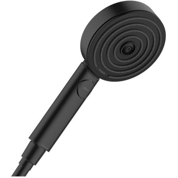Ручной душ Hansgrohe Pulsify, цвет: черный матовый 24110670