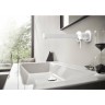 Смеситель для раковины Hansgrohe Finoris (76050700) скрытого монтажа, белый матовый