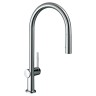 Смеситель для кухни Hansgrohe M54 Talis 210, 72800000 с выдвижным душем, хром
