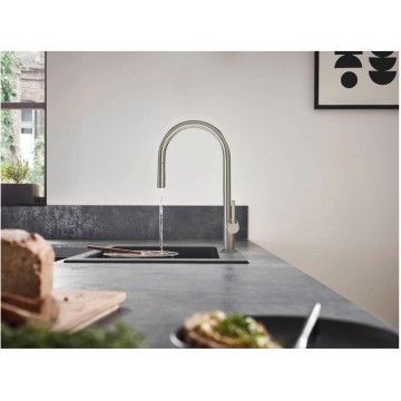 Смеситель для кухни Hansgrohe M54 Talis 210, 72800000 с выдвижным душем, хром