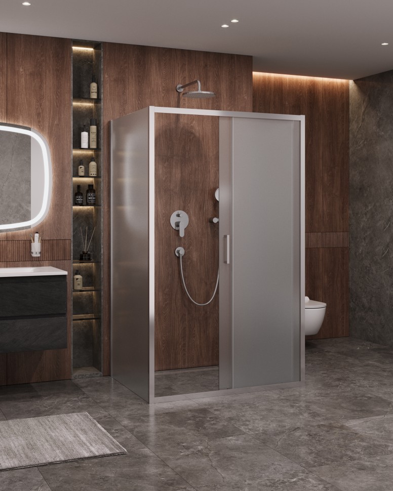 Душевой уголок CEZARES MOLVENO-AH-12-110/90-P-Cr