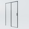 Душевая дверь Soft 2 VDS-3SO2110CLB, 1100, черный, стекло прозрачное