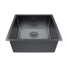 Мойка LASSAN 44 UNI, нерж. сталь, LA44-GM, вороненая сталь, 440х440мм, Paulmark