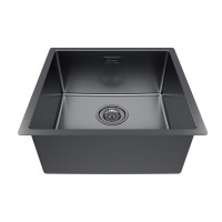 Мойка LASSAN 44 UNI, нерж. сталь, LA44-GM, вороненая сталь, 440х440мм, Paulmark