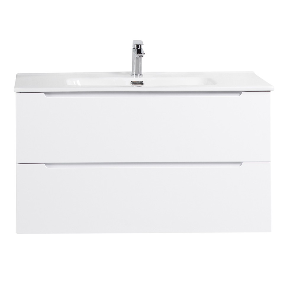 База под раковину подвесная BelBagno ETNA-1000-2C-SO-BL-P Bianco Lucido