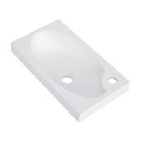 Раковина из искусственного мрамора BelBagno BB-400-PM-LVB