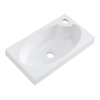 Раковина из искусственного мрамора BelBagno BB-400-PM-LVB