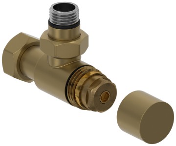 Вентиль угловой под шестигранник (G 1/2" НР х G 3/4" НГ)