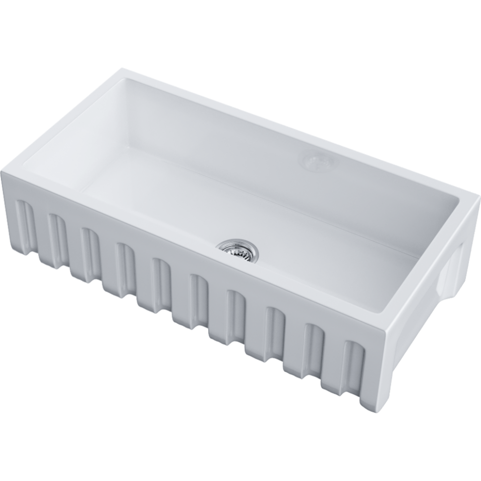 Кухонная мойка Omoikiri Mikura 91-WH Glossy Natceramic/белый глянцевый