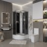 Душевая кабина Niagara Classic NG-3501-14BKT (90х90х210) средний поддон(26см),стекло тонированное,4 места