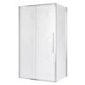 Душевое ограждение Niagara Nova NG-65-14CH-CH90-34 (140х90х195) прямоугольник,хром,дверь раздвижная,стекло шиншилла,2 места
