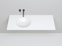 Раковина встраиваемая MAREA 08  в цвете по RAL 420х420х135 S-Stone Матовое