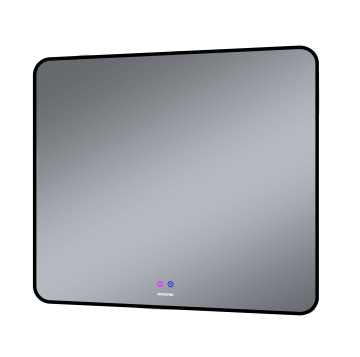 Зеркало ELEGANS-норма BLACK (900*800*45) LED с сенсорным выключателем и подогревом