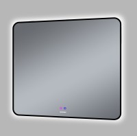 Зеркало ELEGANS-норма BLACK (900*800*45) LED с сенсорным выключателем и подогревом