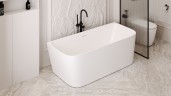 Ванна из искусственного камня ABBER Stein AS9617 белая матовая