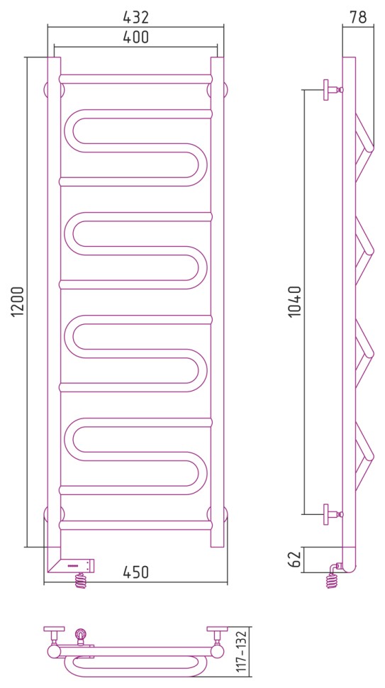 Элегия 2.0 1200х400 МЭМ левый